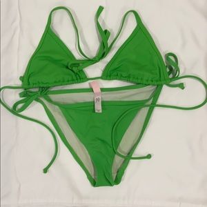 Victoria’s Secret green bikini